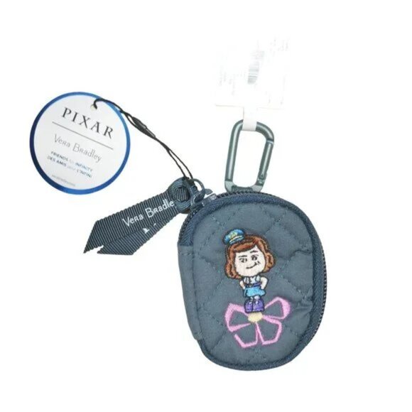 Disney Pixar X Vera Bradley Toy Story Andy's Room Bag Charm Clip Travel NWT - Picture 2 of 8